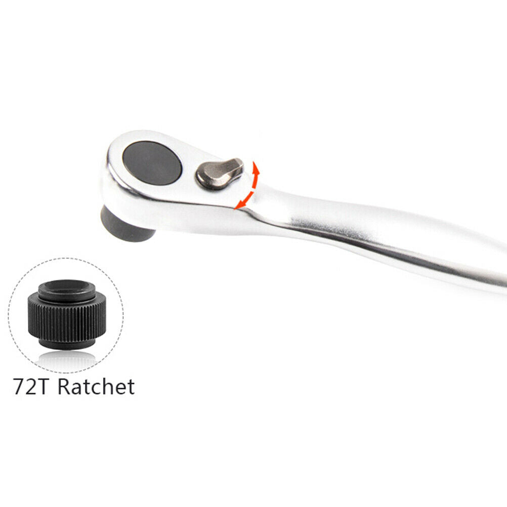 Mini 1/4" 72T Ratchet Hexagon Wrench Quick Relea Socket wrench Tool  HFYXAU Tt