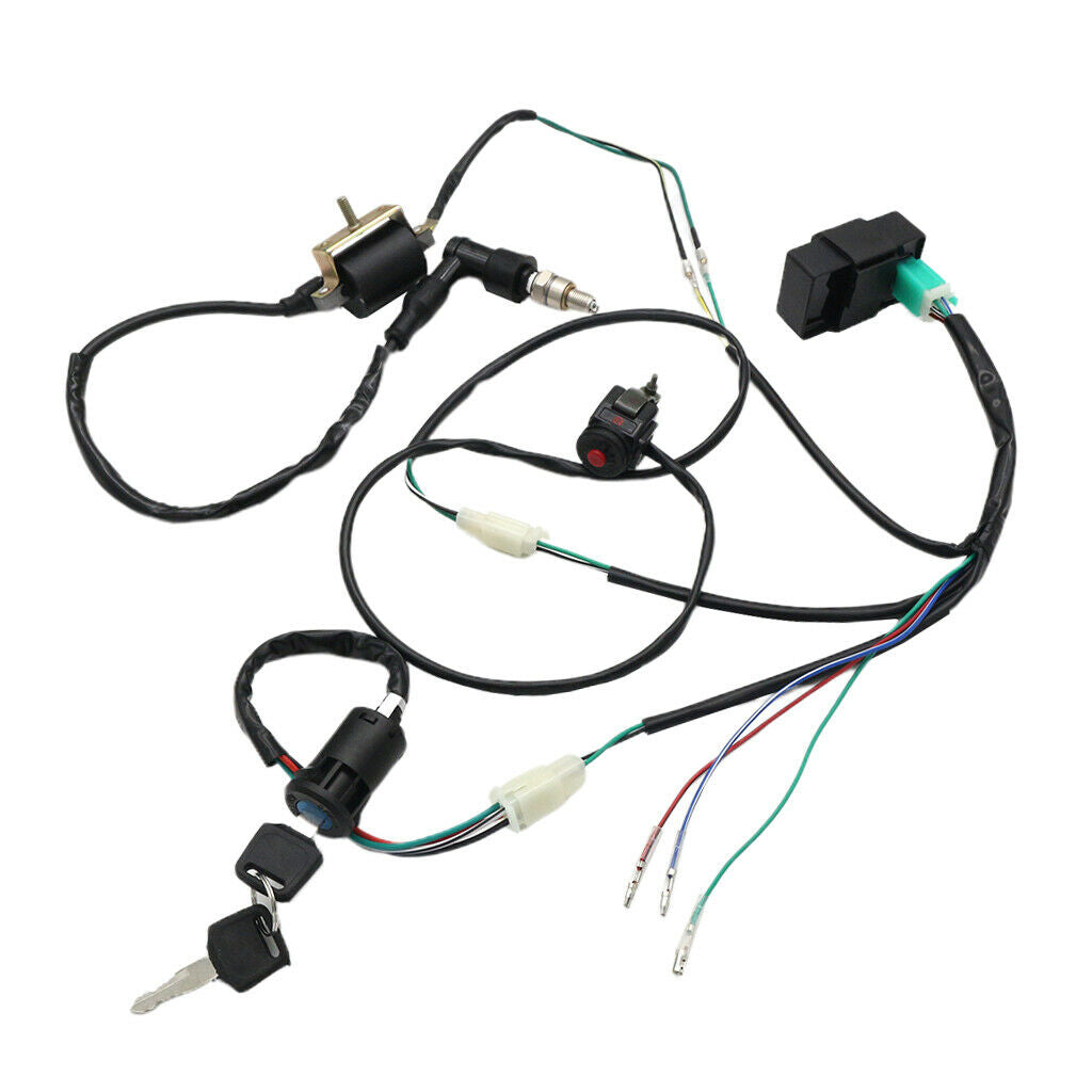 Wiring Loom Harness Kill Switch Rebuild Kit For Kick Start