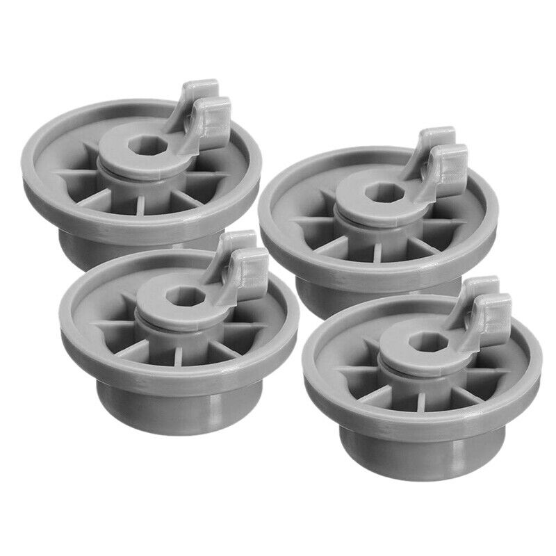 4 x Dishwasher Lower Basket Rail Wheels for  Neff & Siemens Grey 165314 Z4N2N2