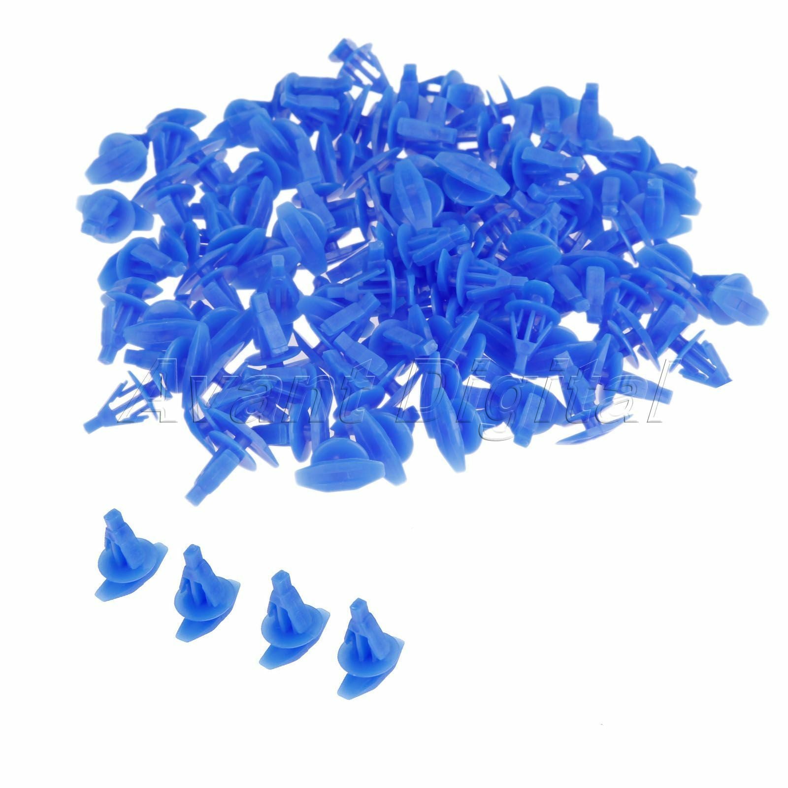Fit For Auto Car Fasteners Retainer Clips for fit Hyundai Kia  Mazda 100pcs