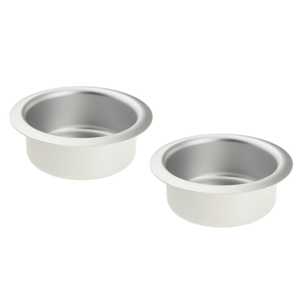 2 Pieces Stainless Steel Cup Drink Holder Storage for Marine Boat Car RV