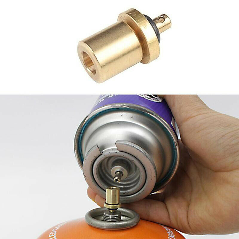 Camping Gas Stove Outdoor Gas Burn Adapter Cylinder Tank Gas Inflate Butane DF