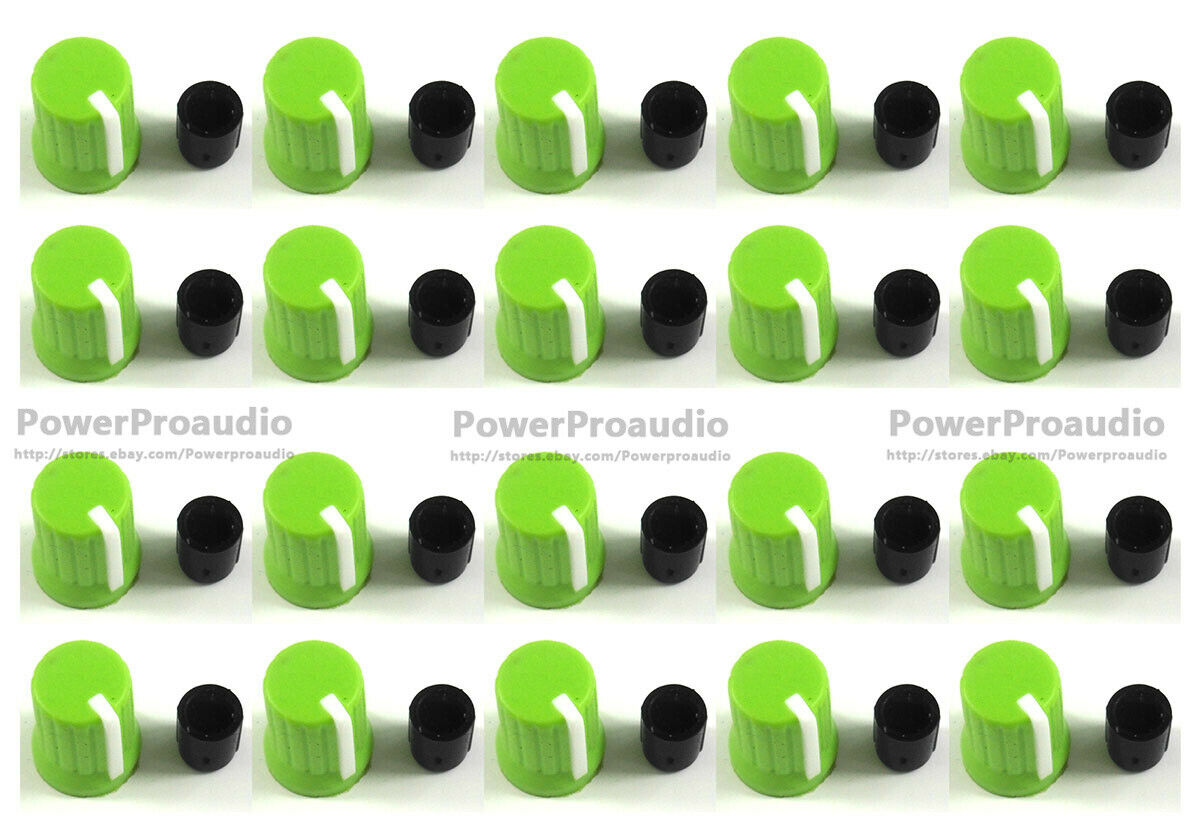 20PCS Green Rotary Control Knob For Pioneer XDJ-RX R1 RZ AERO DJM-T1 S9 DIY DJ
