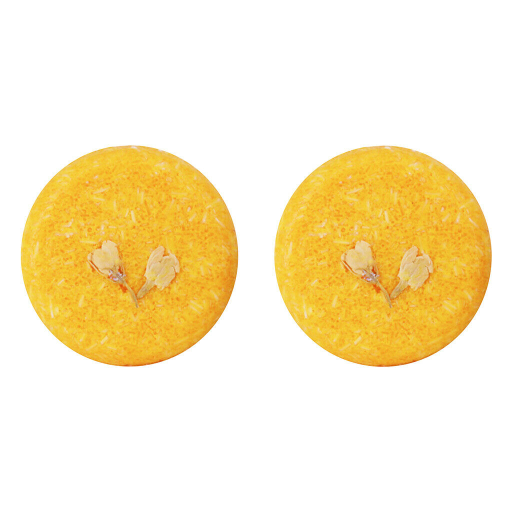 2x Natural Organic Jasmine Shampoo Soap Bar No Silicone Oil Prevent Frizz