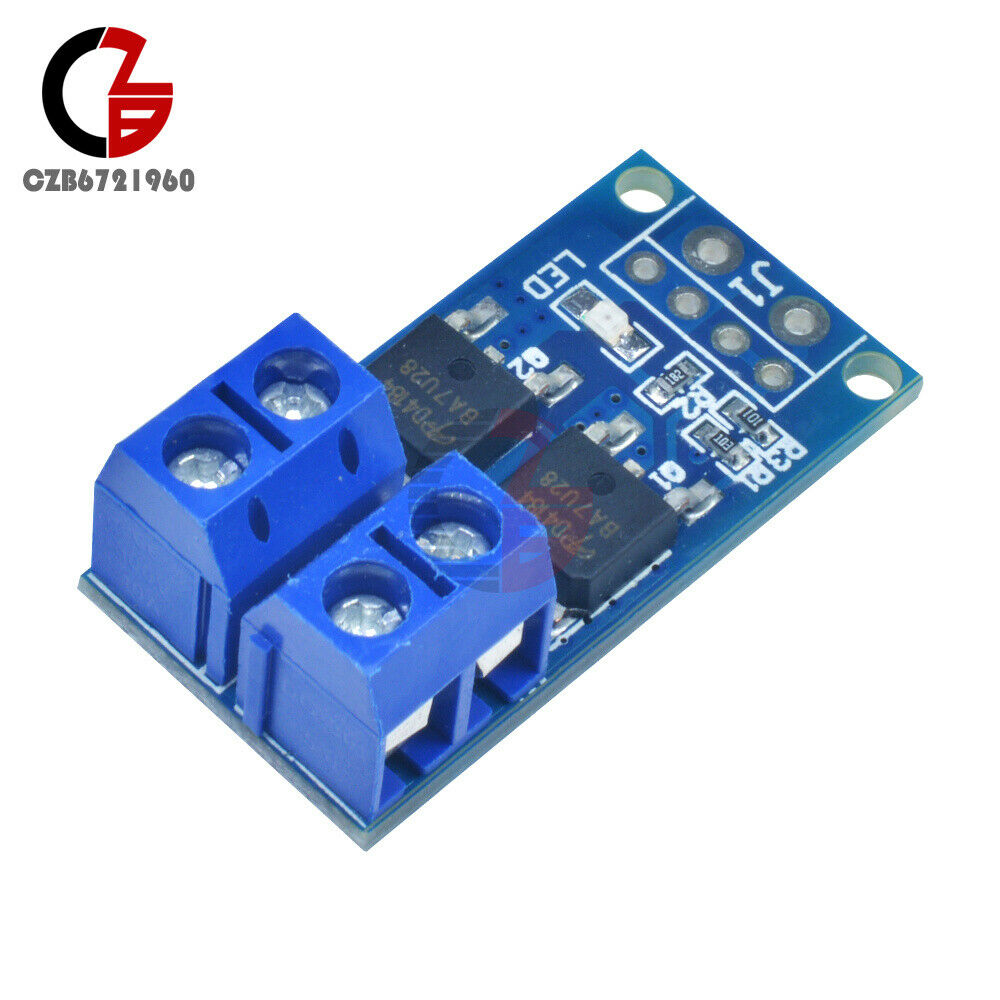 15A 400W Trigger Switch Driver Module Dual MOS Tube PWM Switch Panel Board