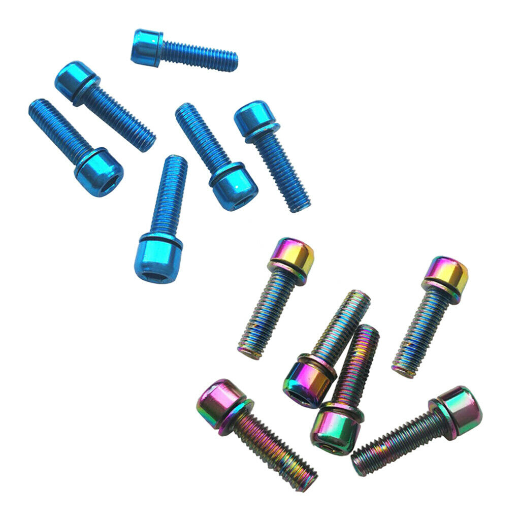 12 Pieces MTB Road Bikes Hex Socket Screws M5x18 for Rear Rack Fixed Gears