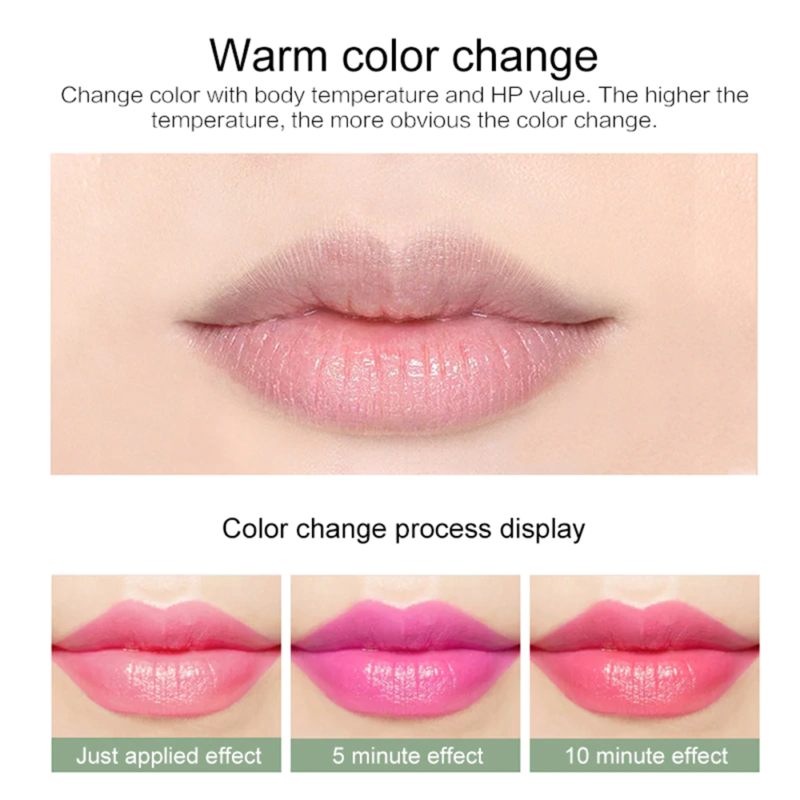Fashion Aloe Vera Gel Moist Jelly Lipstick Color Changing Moisturizer Lip Care