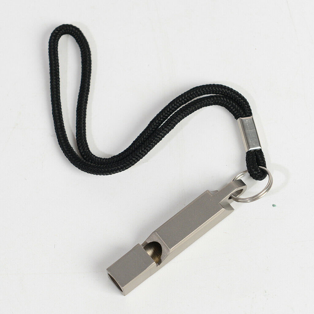 High Emergency Whistle Single Tube Portable for Hiking Fishing Hunting