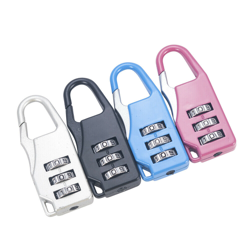 1PC Metal 3 Digit Mini Combination Code Password Gym Travel Luggage Lock