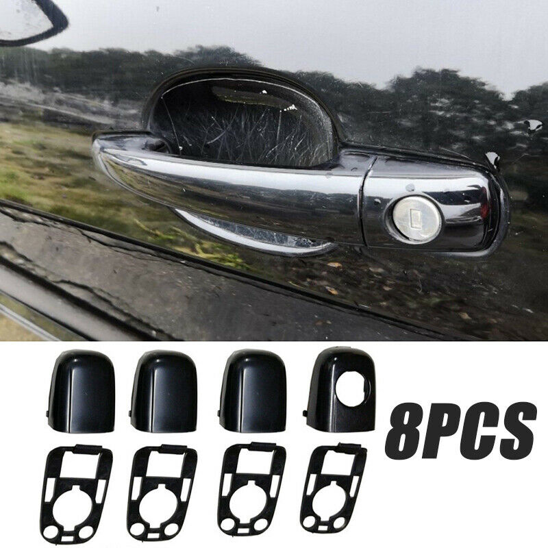 8PCS ABS Door Handle End Cap Cover For Peugeot 307 For C2 C3 Door Hand.l8