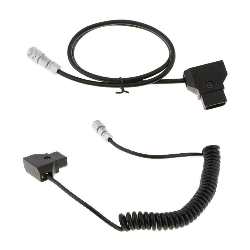 2x D-Tap Power Cable for Blackmagic Pocket Cinema Camera 4K - Coiled Design