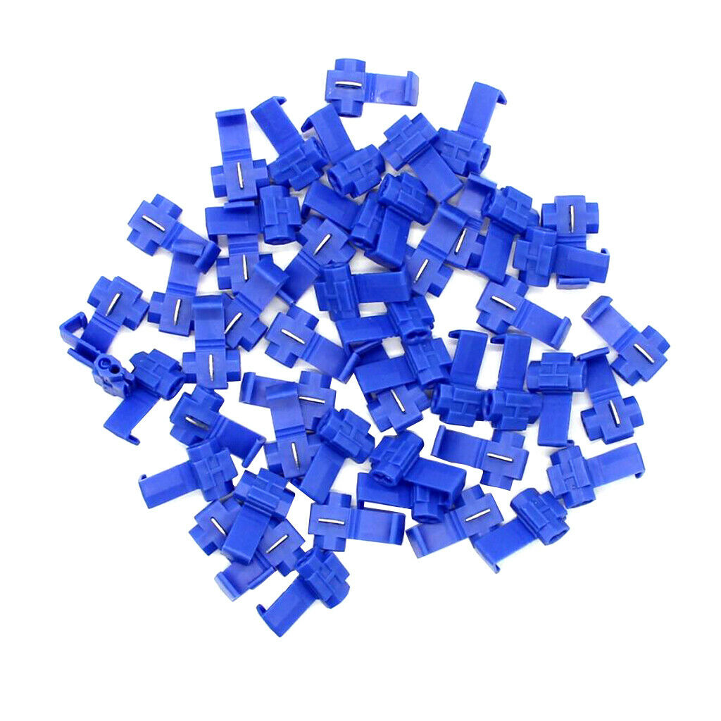 50Pieces Electrical Quick Splice Cable Connector Lock 14-16AWG Wire Terminal