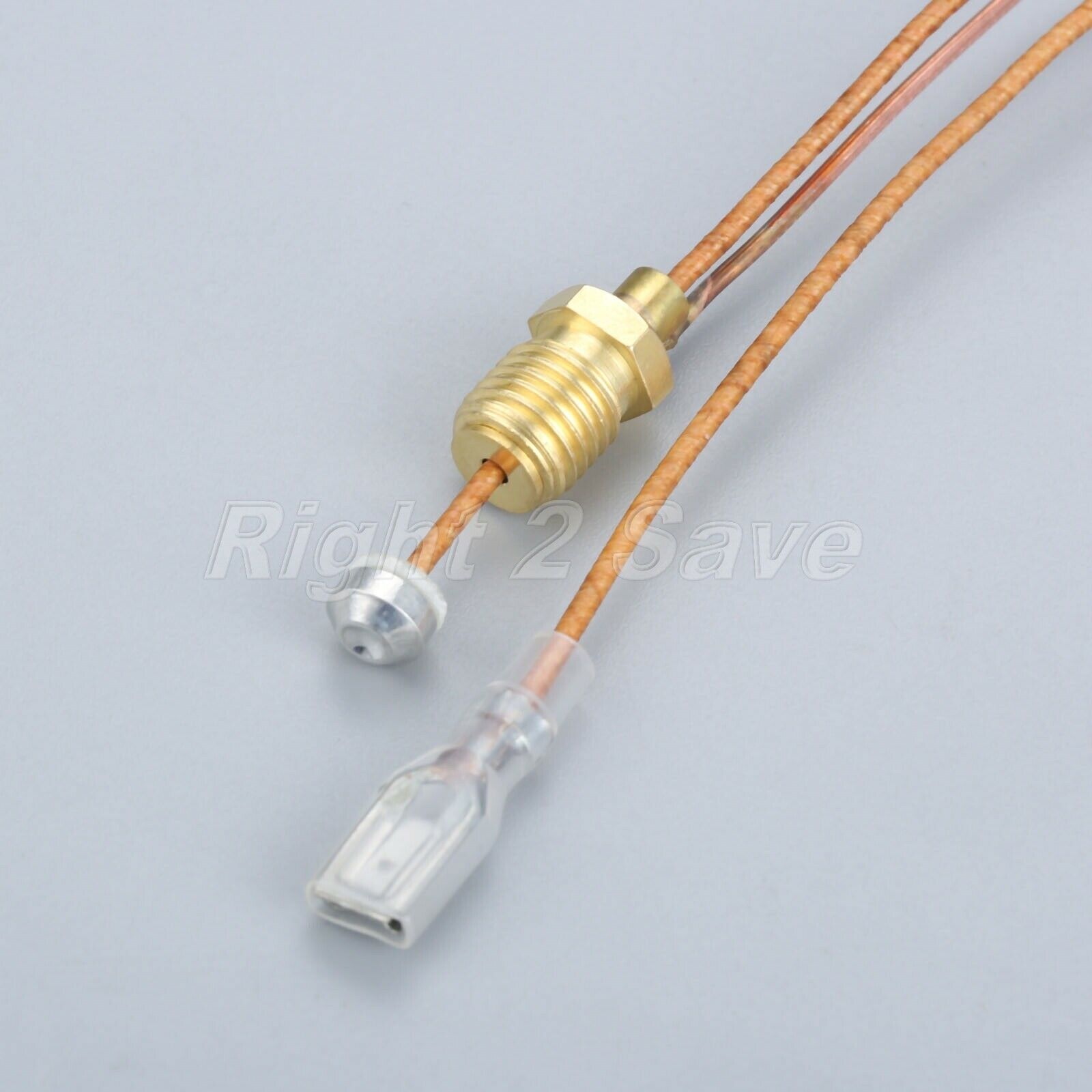 Groove Type Thermocouple 350mm With 4.8mm Flat Terminal Nuts Gas Patio Heater