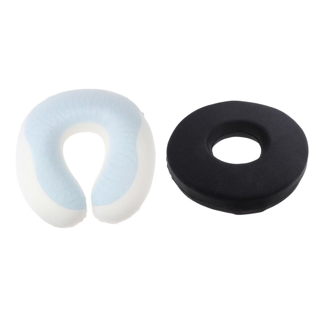 Black Office Home Seat Chair Orthopedic Hemorrhoid Coccyx Tailbone Cushion Pad +