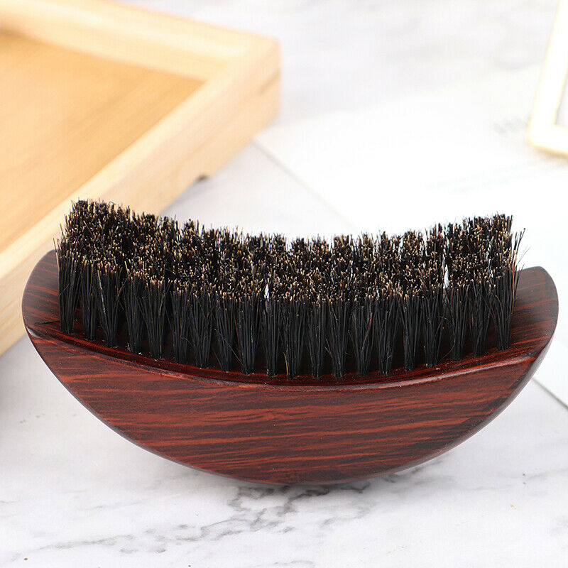 Africa soft Curve 360 wave brush beard Brush 100% Boar Bristle High Qual YH Lt