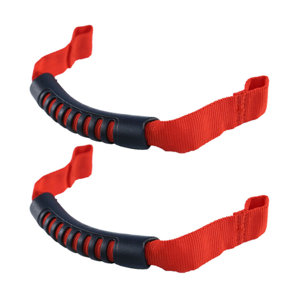 2 Pieces Car Rear Seat Grab Handle for Jeep Wrangler JK JKU JL 2007-18