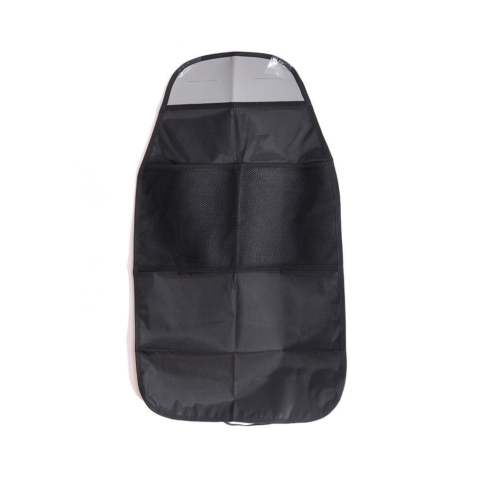 Car seat back protector cover kids kick clean mat protects storage bagsSJCA
