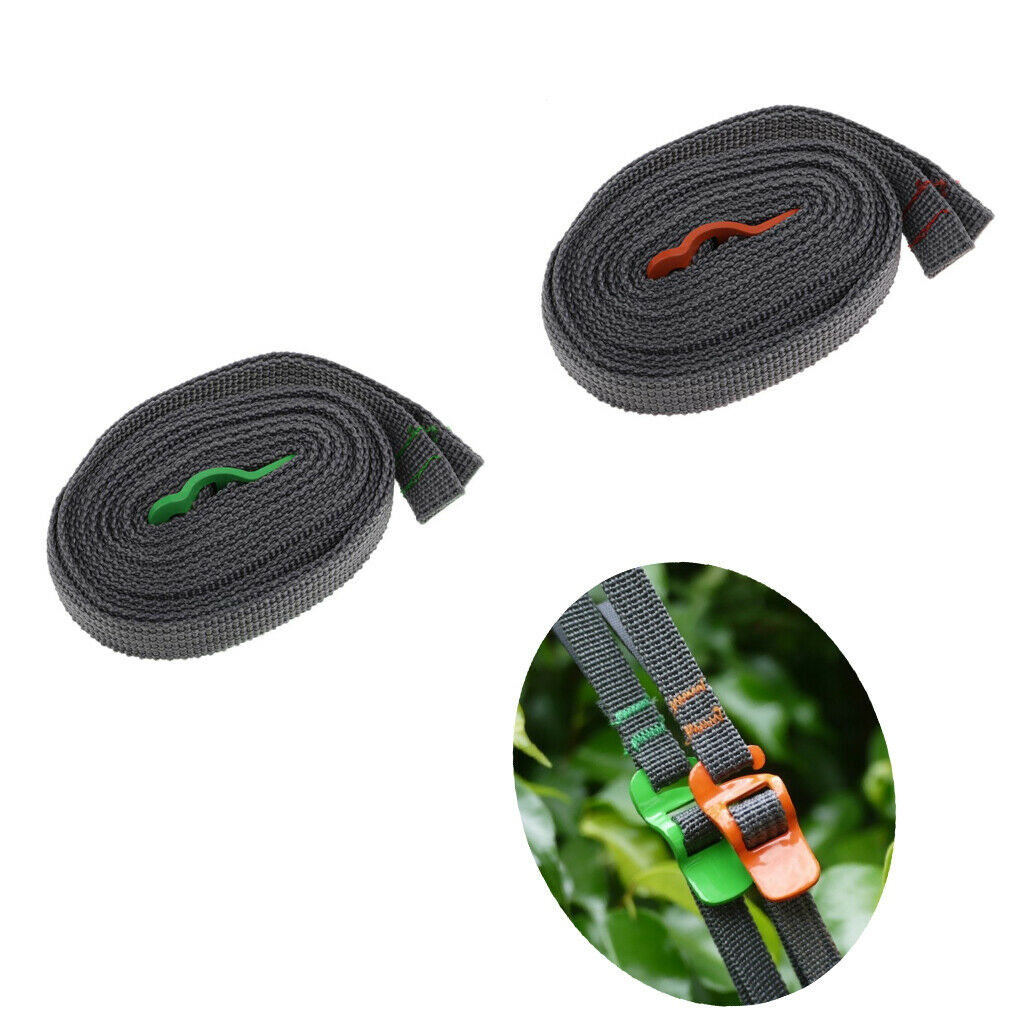 2 PCS Adjustable Car Rack Tie Down Straps Lashing Webbing Belt Rope Packaging