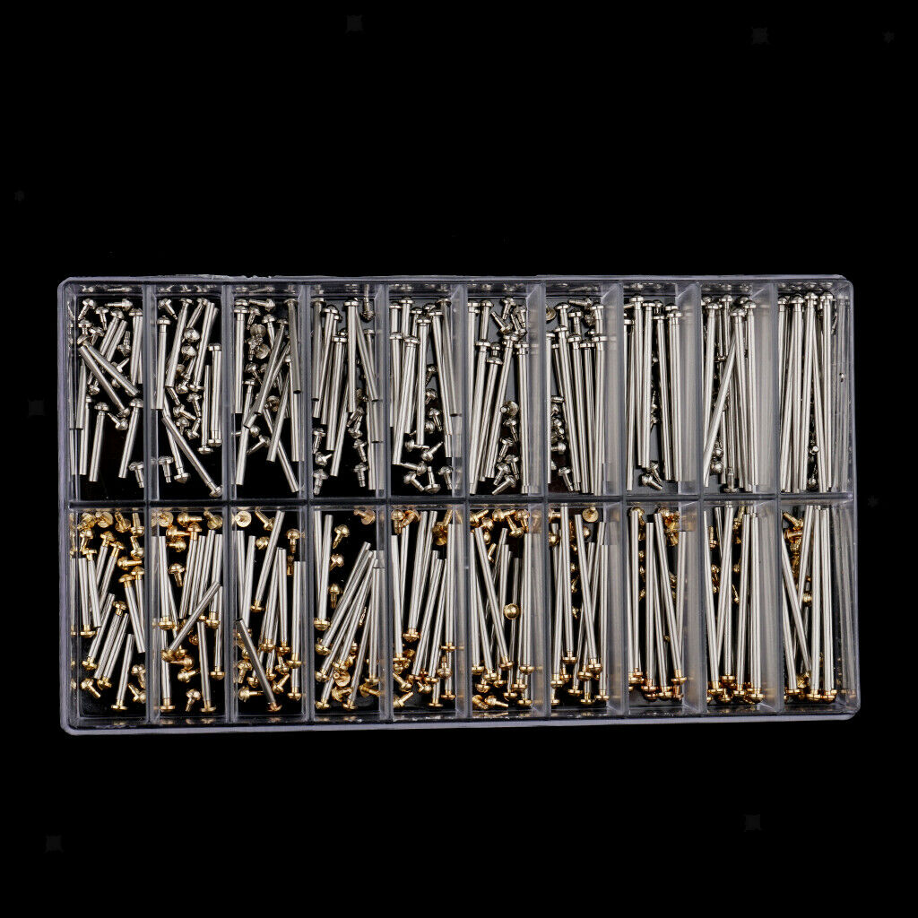 Wristwatch Band Clasp Buckle Tube Friction Pins 10mm-28mm Spring Bar Set New