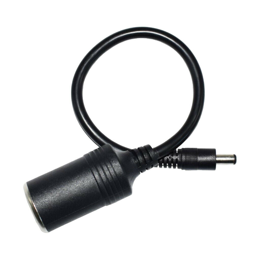 2x DC 5.5mm cigarette lighter adapter for 12V car battery booster mini