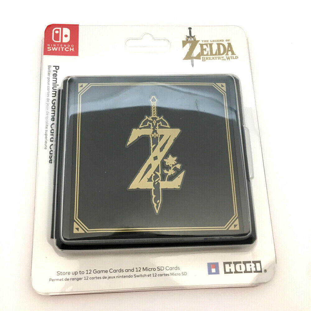 Black Zelda 12 in 1 Novel Portable Game Card Storage Case for Nintendo Switch NS