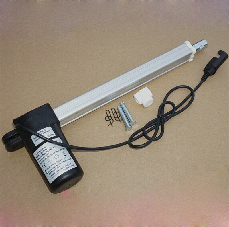 Push rod motor 29V 75W stroke 250mm electric lift telescopic 800N 12V 24V 36mm/S