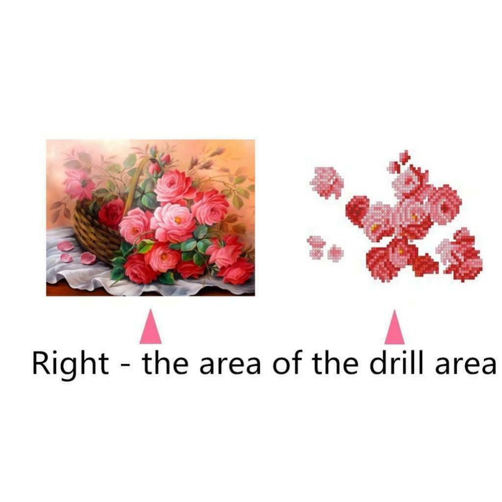 Flower DIY 5D Diamond Painting Embroidery Cross Stitch Kit 4#