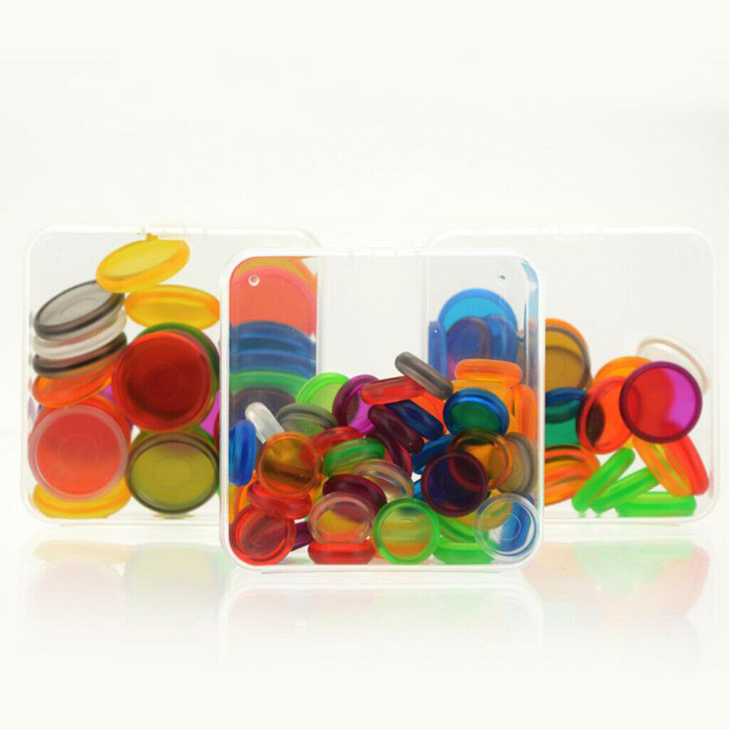 50 lot 18mm Transparent Plastic Expander Discs Binding Notebook Scrapbooking