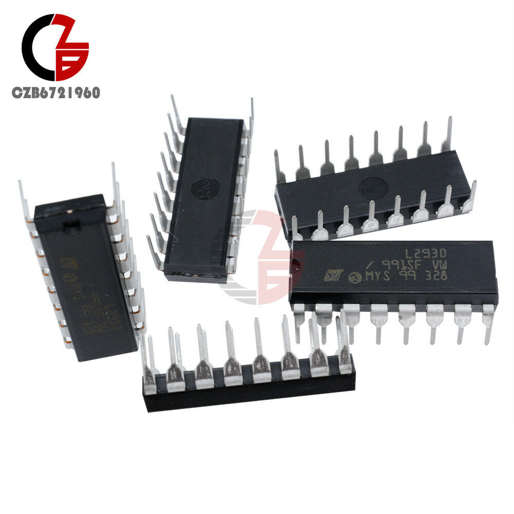 2PCS L293D L293 Driver IC Chip DIP 16 for Push-Pull Four-Channel Motor