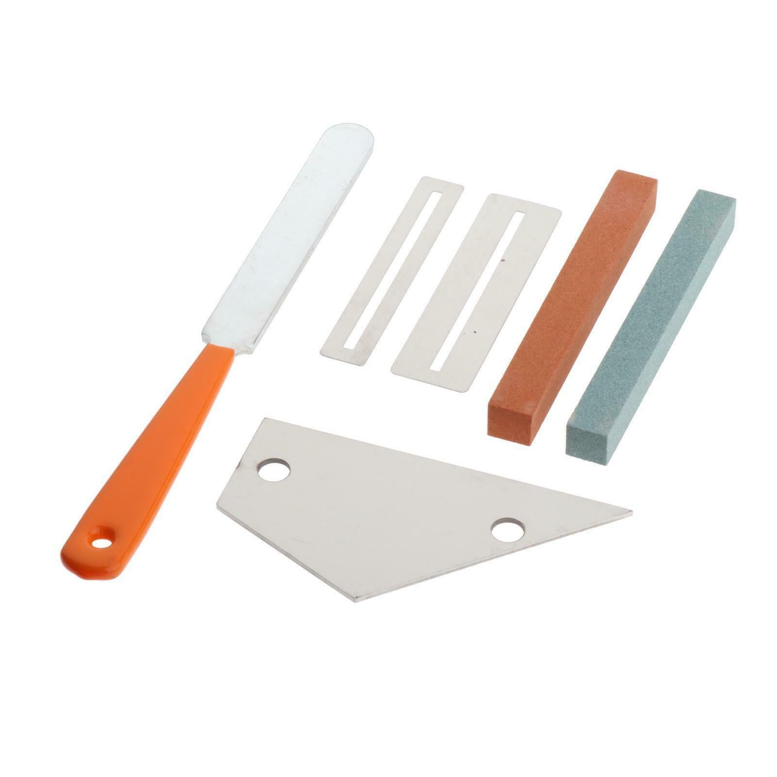 Guitar Neck Notched Straight Edge Fret Rocker File Luthier Tools - 7pcs