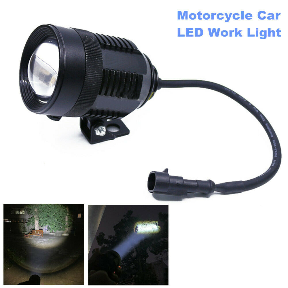 Motorcycle Car Adjustable LED Work Light Headlight Spotlight Fog Lamp Universal
