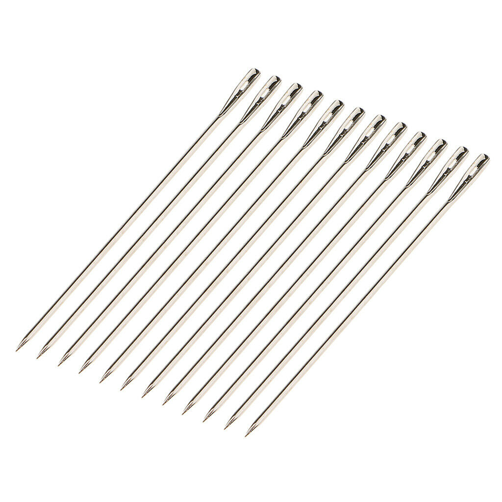 24PCS I J Shape Hair Extension Wig Sewing Needle Set, Hair Braids Track Threader