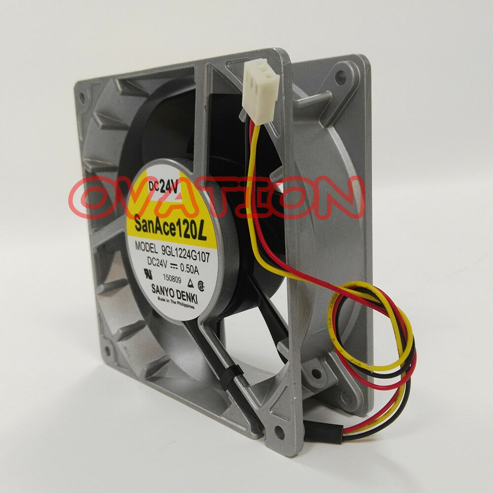 For Sanyo Denki SanAce120L DC24V 0.50A Cooling Fan 9GL1224G107