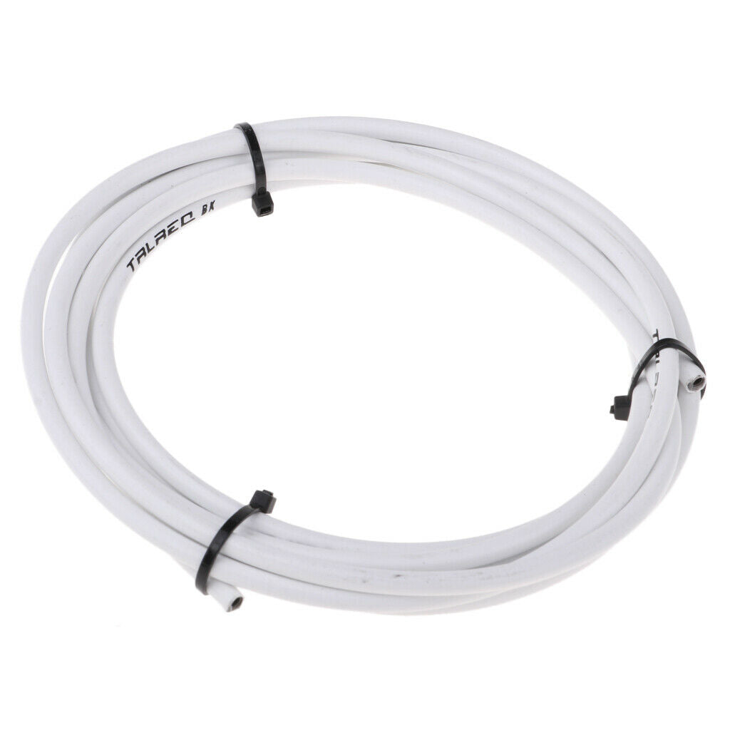 Brake Cable Line Housing Tube Pipe Wire Cover Protector 5mm - White