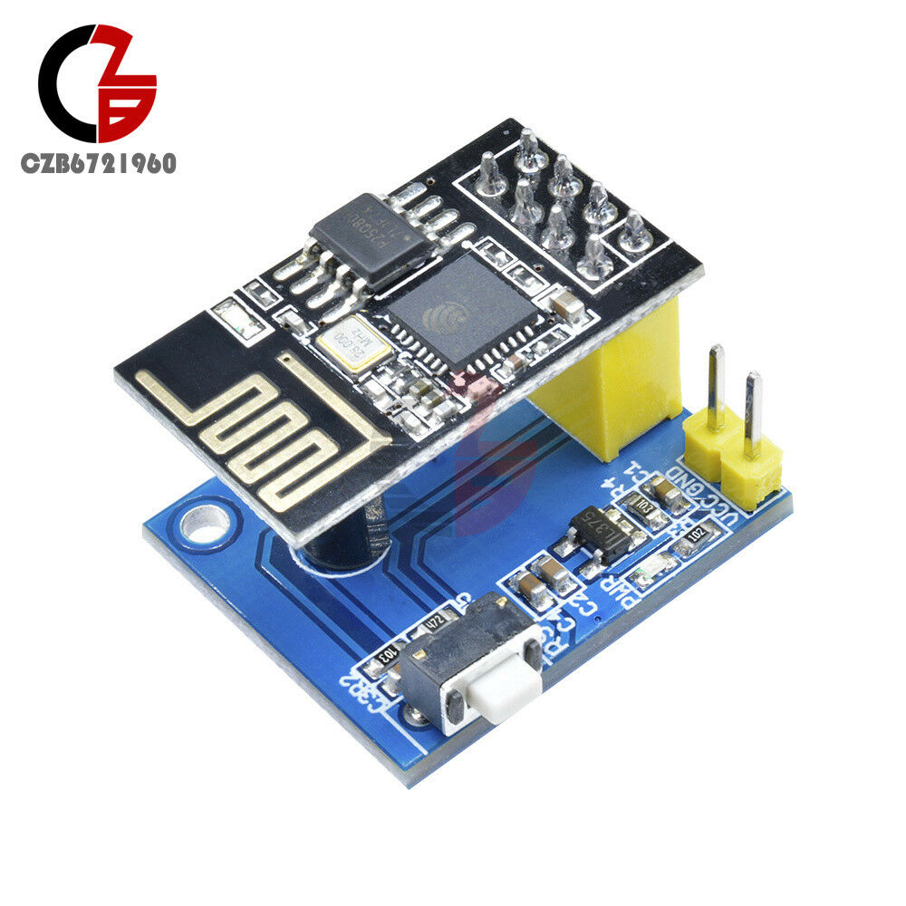 ESP-01S ESP8266 WIFI Wireless Transceiver DS18B20 Temperature Sensor Adapter