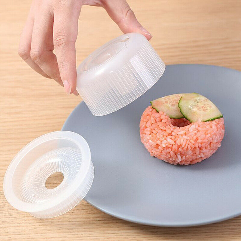 1pc Creative Sushi Donut Shape Maker Rice Ball Mold Home DIY Non-Stick Ri.l8
