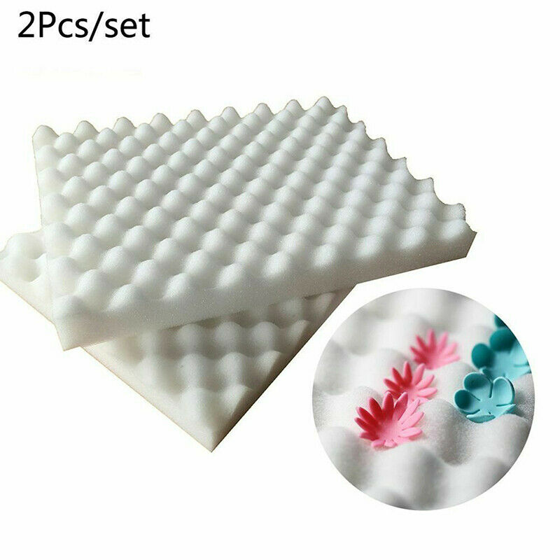 2pcs/lot Baking Fondant Cake Flower Styling Wave Foam Pad Mold Bakeware T.l8