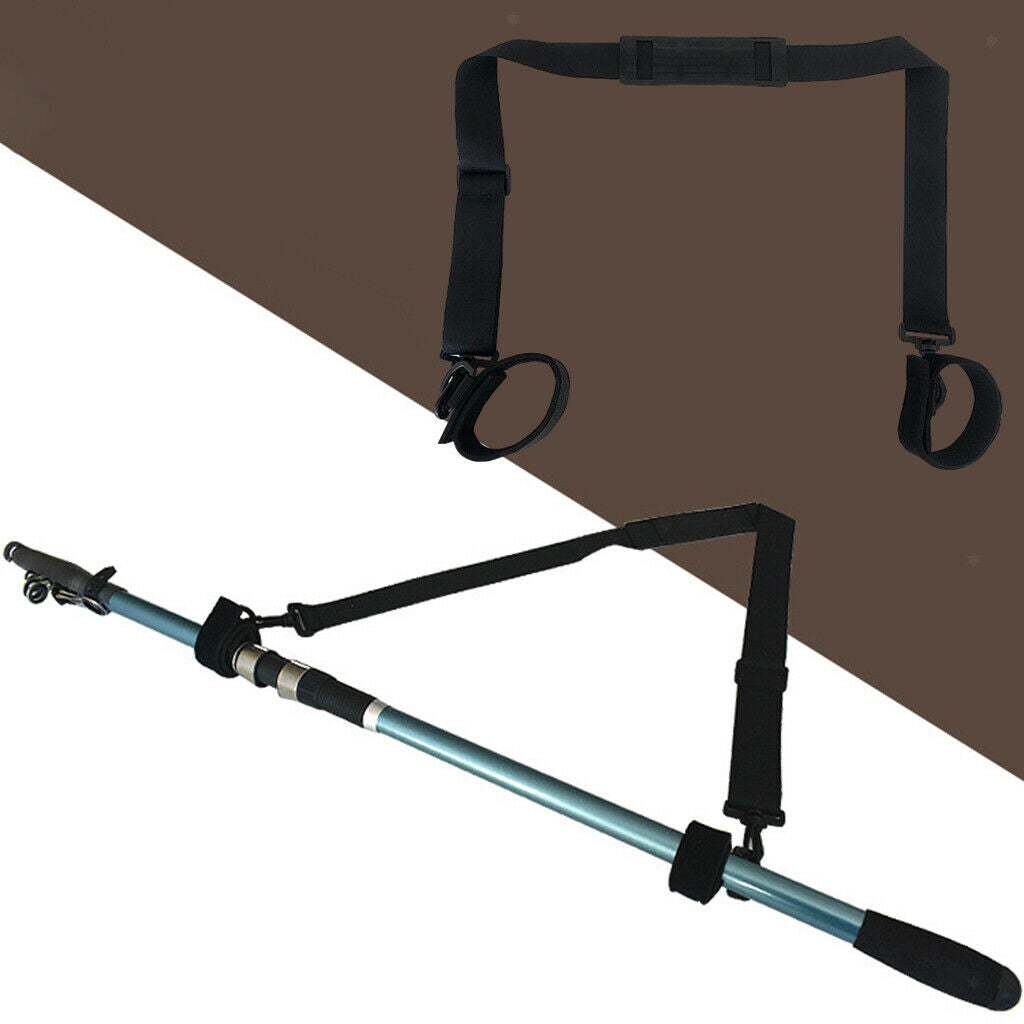 Fishing Rod Trackle Straps Belt Black Rod Accessory Rod Carrier for Trucks