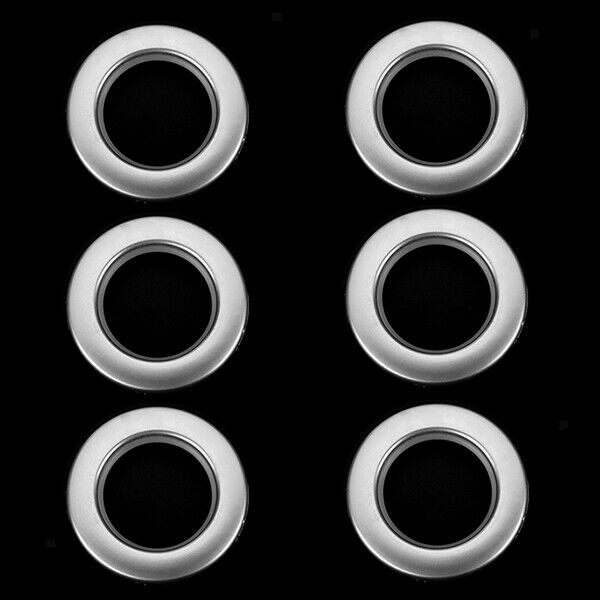6 Pieces Round Plastic Curtain Grommet Hook for Living-room Eyelet Curtains