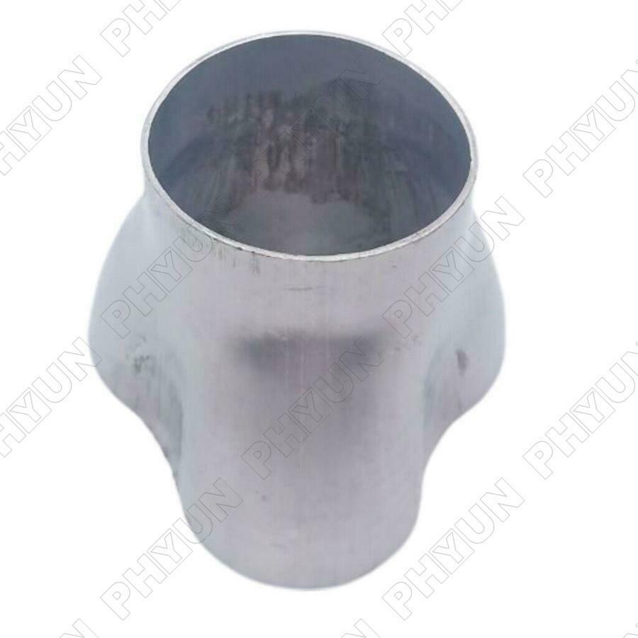 Stainless Steel 3 into 1 Car Exhaust Header Collector 1.75" Inlet 2.38" Outlet