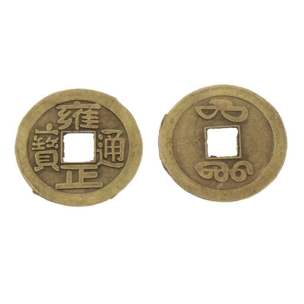Chinese Lucky Coins Feng Shui Coin Home Decor Decoration Yongzheng Alloy