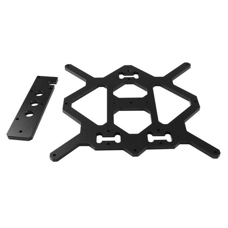 1Set Black Aluminum Profile Y Cage Z Bottom Plate Extrusion Profile with 3Pcs E8