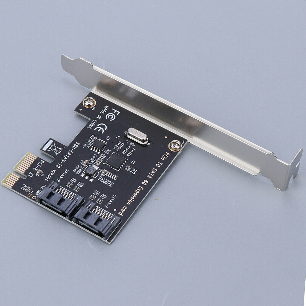 2 Ports SATA 6G PCI Express Controller Card PCI-e to SATA III Converter