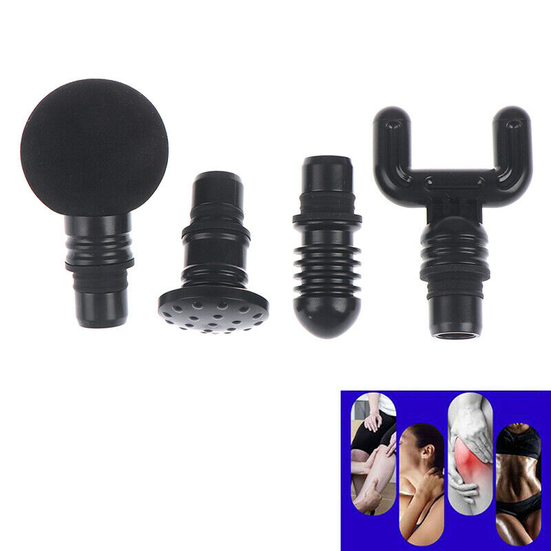 4pcs Body Relaxation Fascia Gun Massage Head Kit Replacement Muscle Relaxationâˆš