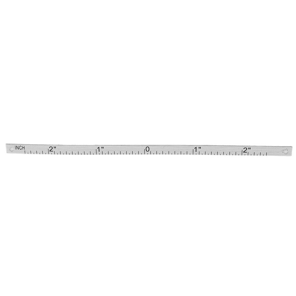 Stainless Steel Machinist Engineer Ruler 2-0-2in Aluminum