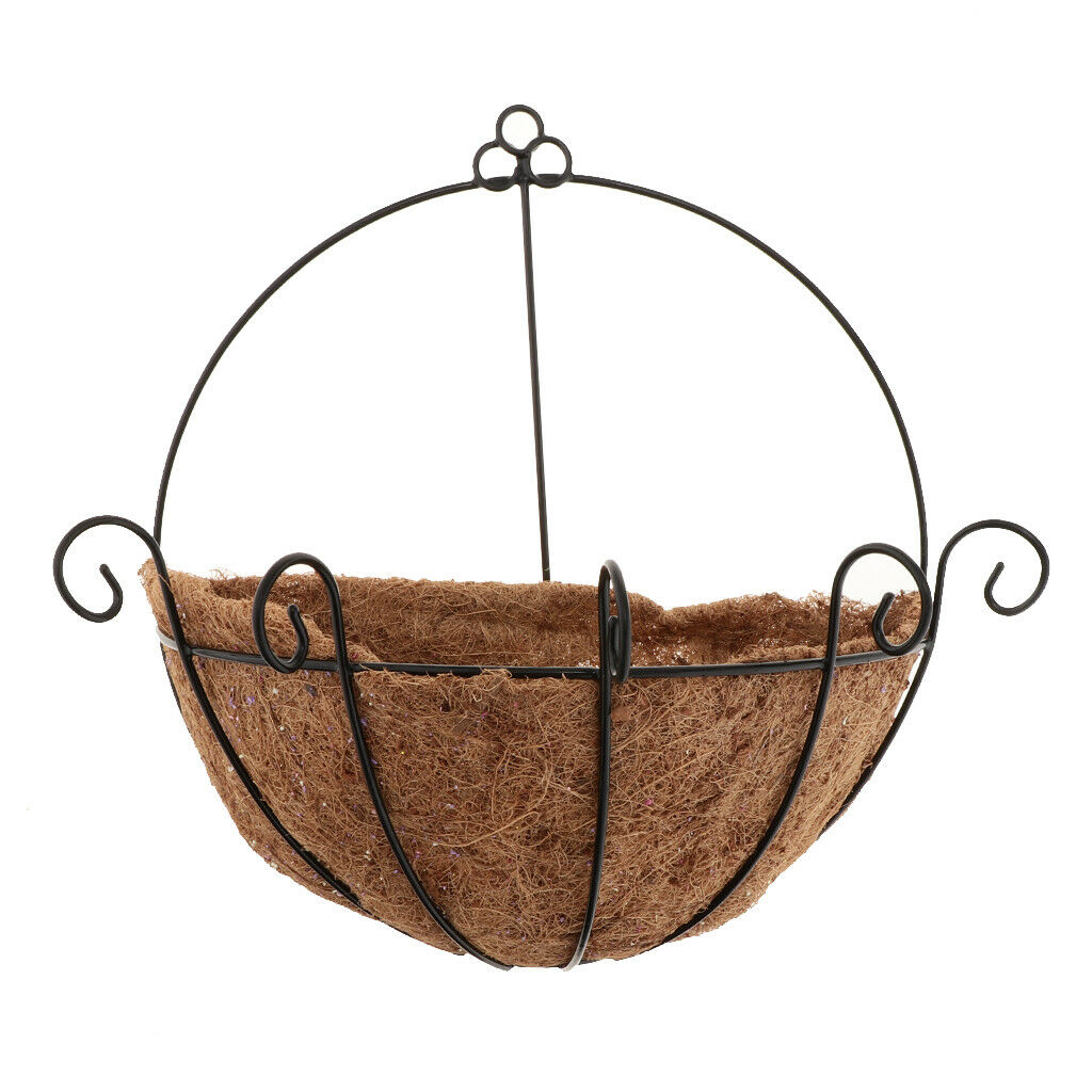 Hanging Flower Pot Basket Liner for Indoor/Outdoor Garden Balcony Decor M