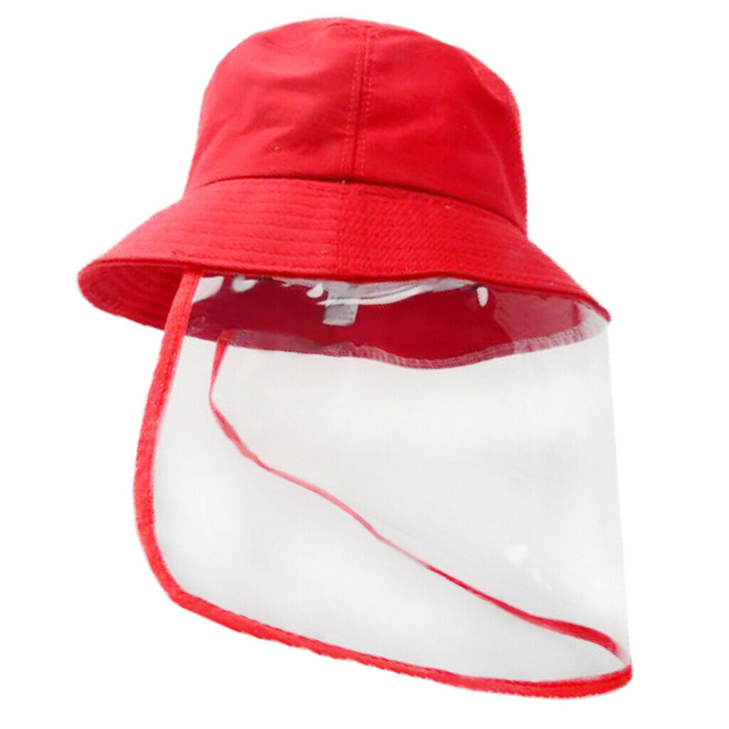 Bucket Hat Windproof Sun Protection Outdoor Fishing   Hat Red