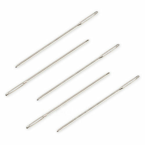 5 Pcs Wool Hand Sewing Knittng Needles Large Eye Embroidery Tapestry Craft