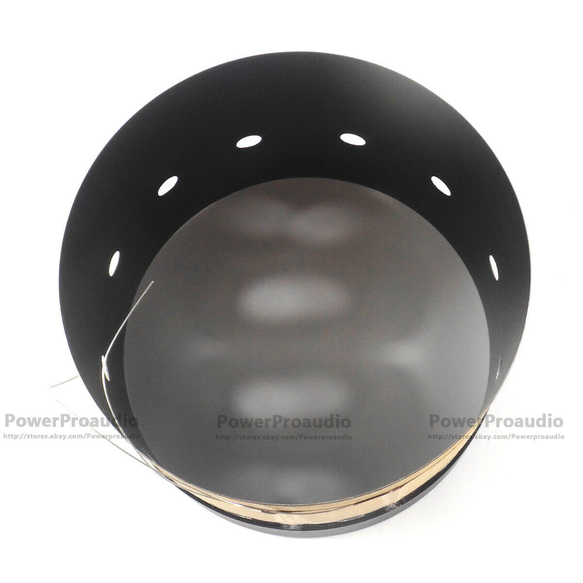 2 pcs of 76mm 3' inch black aluminous bass loudspeaker woofer speaker voice coil