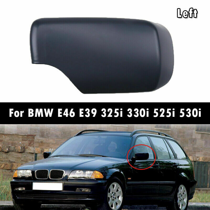 Left Driver Side Rearview Mirror Bezel Cover For BMW E46 E39 325i 330i 525i 540i